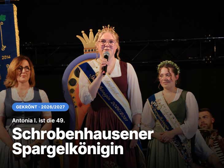  Antonia I. ist die 49. Schrobenhausener Spargelk&ouml;nigin (&copy;Foto: Martin Schmitz)
